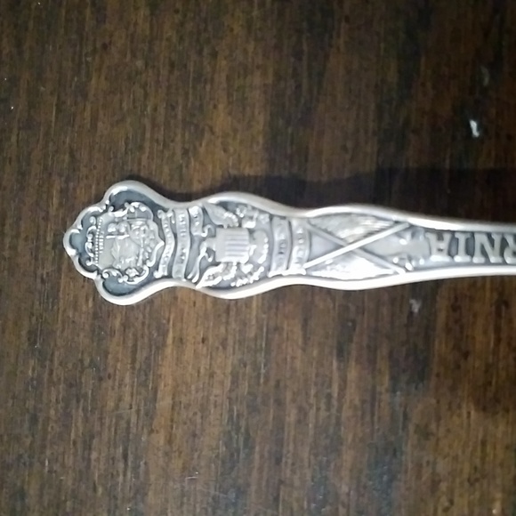 Collectible Silverplate Teaspoon Celebrating California in the "National Union". - Picture 3 of 6